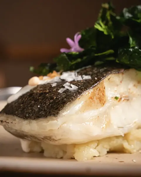 Lomo de bacalao. La lasca abierta