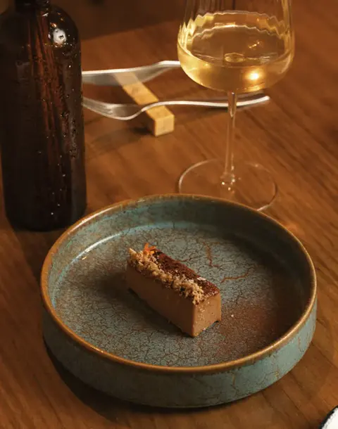 Paté. En cerámica turquesa