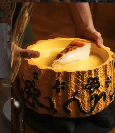 Tarta de queso manchego. El postre de la casa